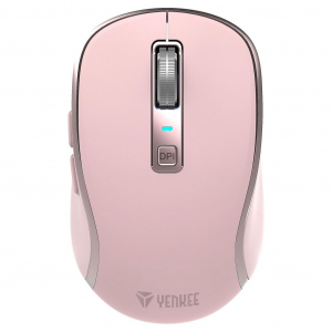 Yenkee vezeték nélküli (Bluetooth 5.2 és 2.4GHz) egér rózsaszín (YMS 2085PK)